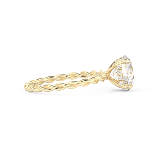 1 CT Round Solitaire Engagement Ring