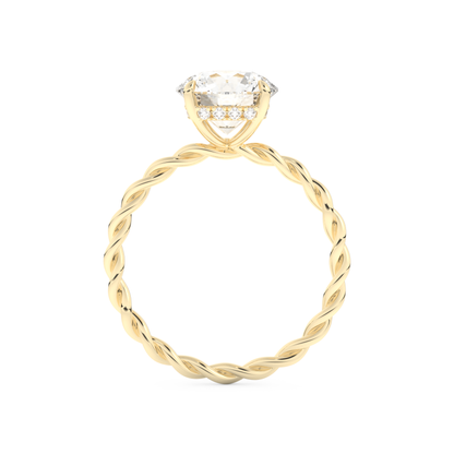1 CT Round Solitaire Engagement Ring