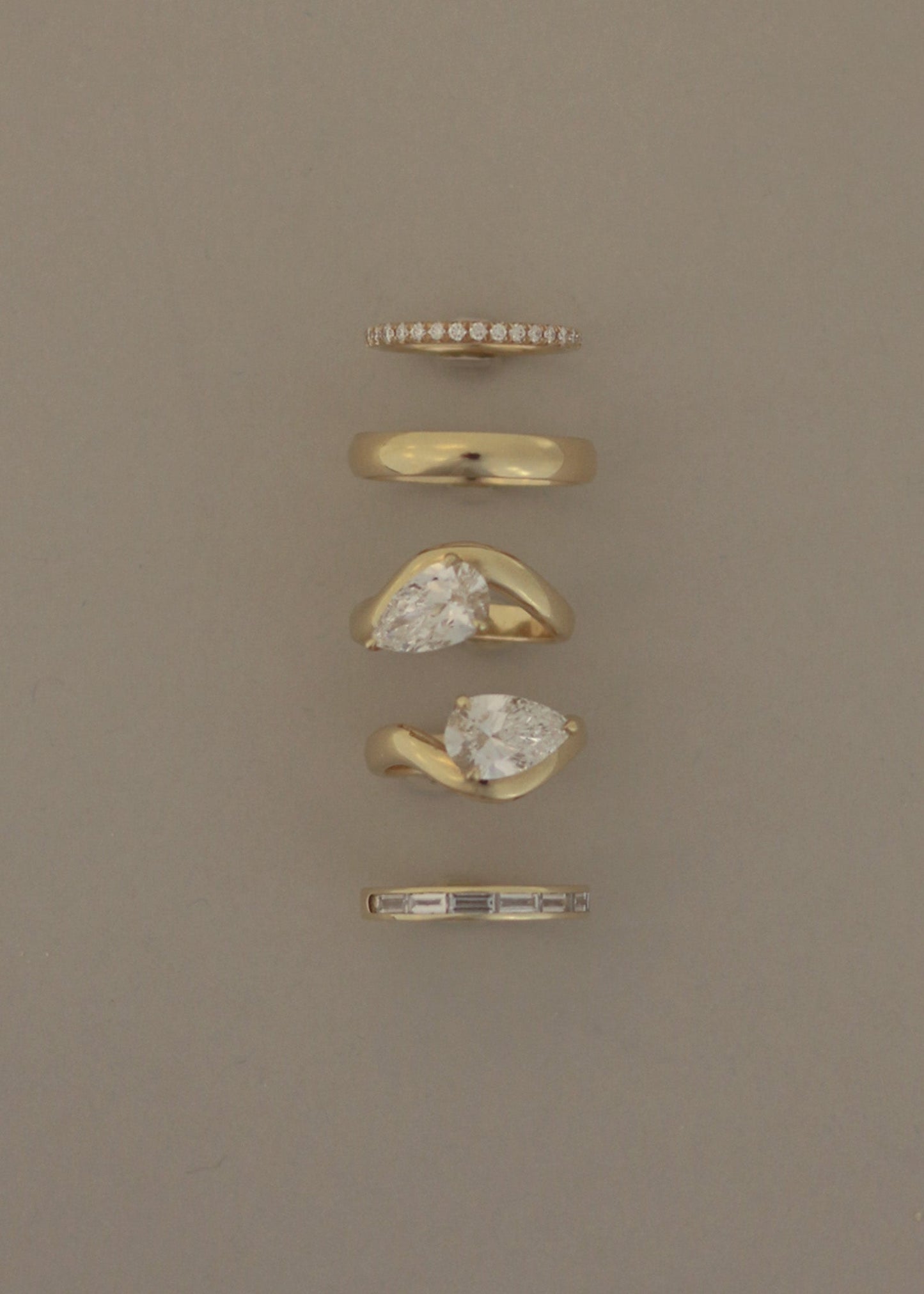 0.25 TCW Round Shaped Half Eternity Lab Grown Diamond Wedding Band