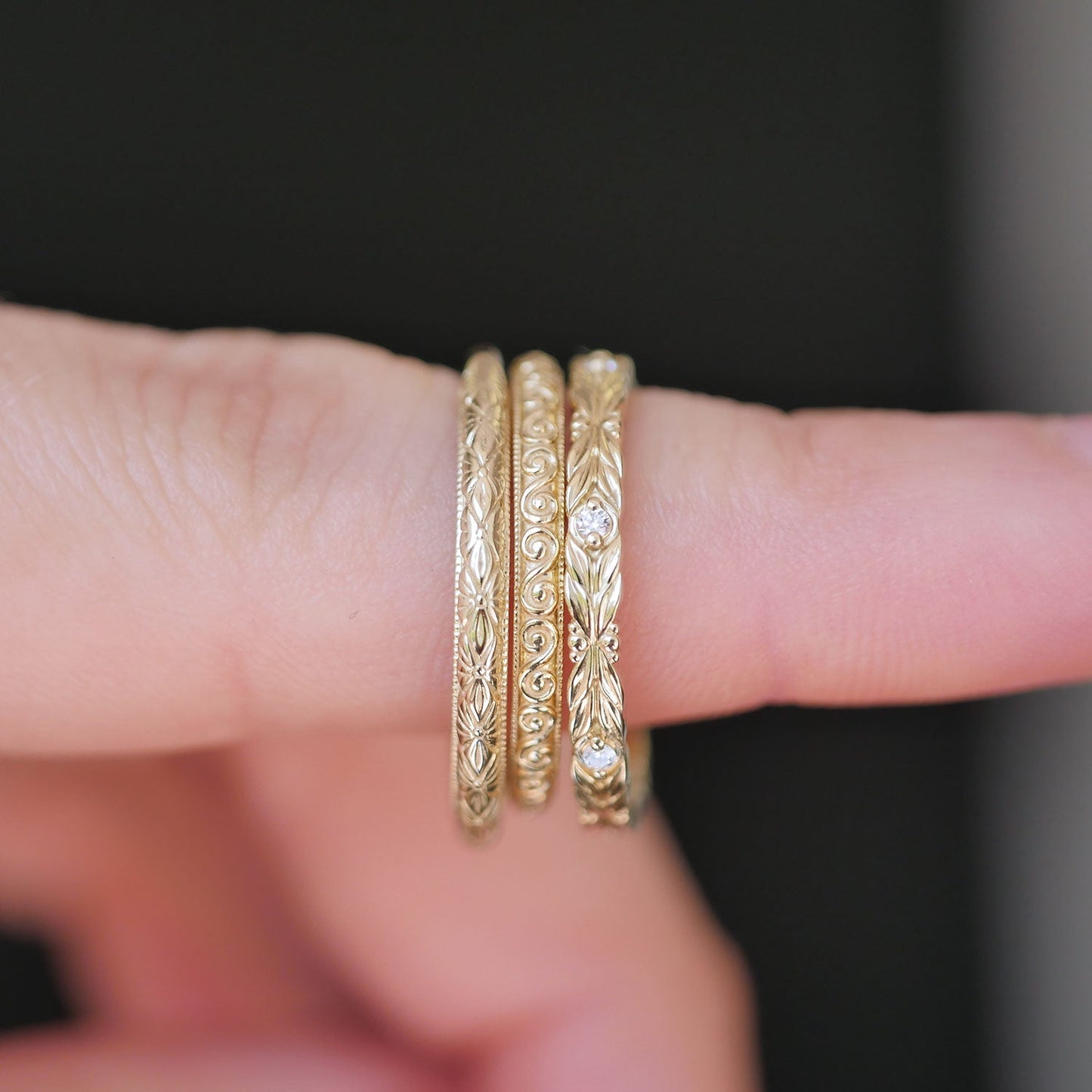 0.25 TCW Round Shaped Half Eternity Lab Grown Diamond Wedding Band