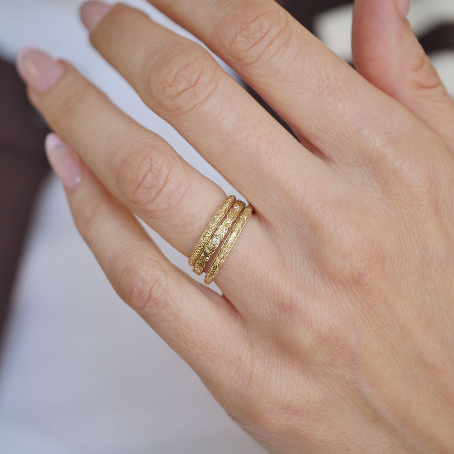 0.25 TCW Round Shaped Half Eternity Lab Grown Diamond Wedding Band