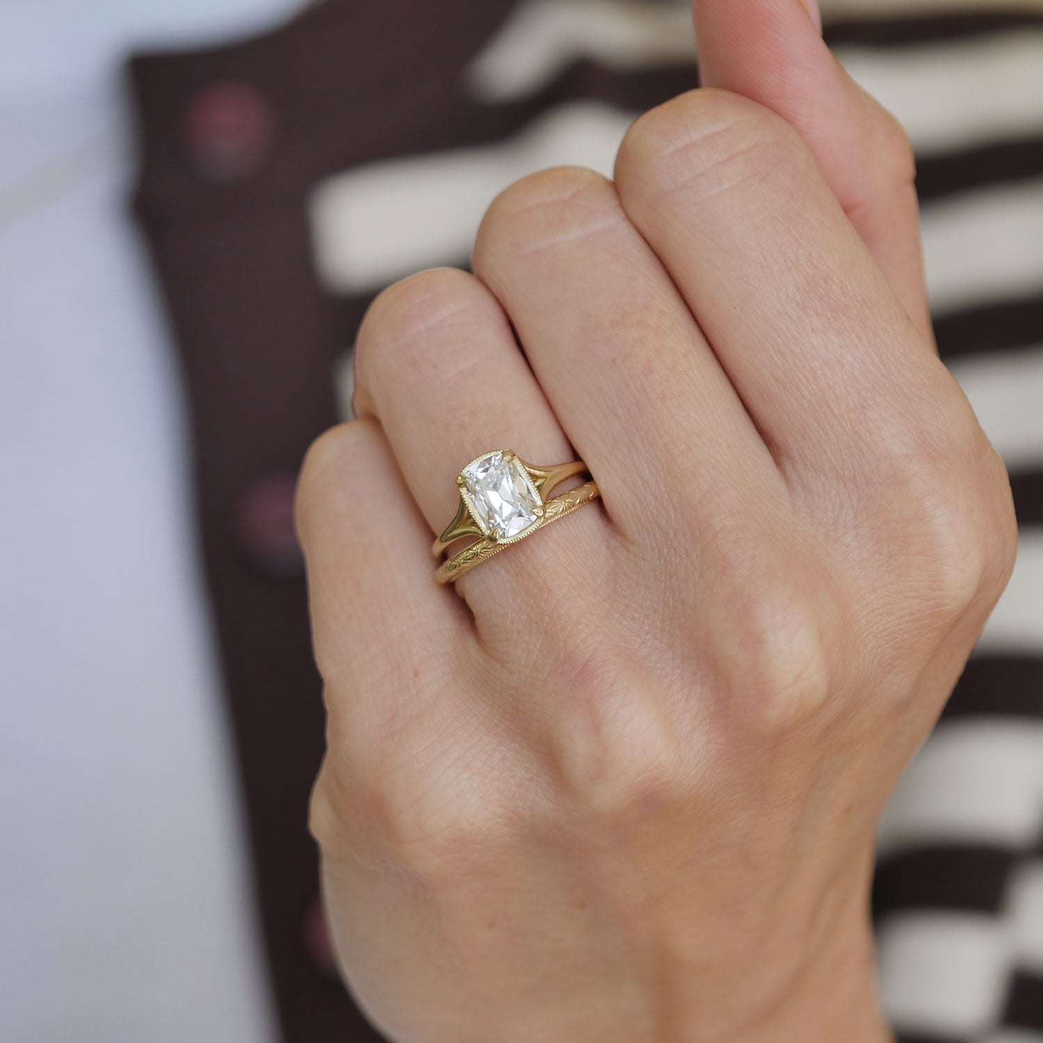 0.25 TCW Round Shaped Half Eternity Lab Grown Diamond Wedding Band