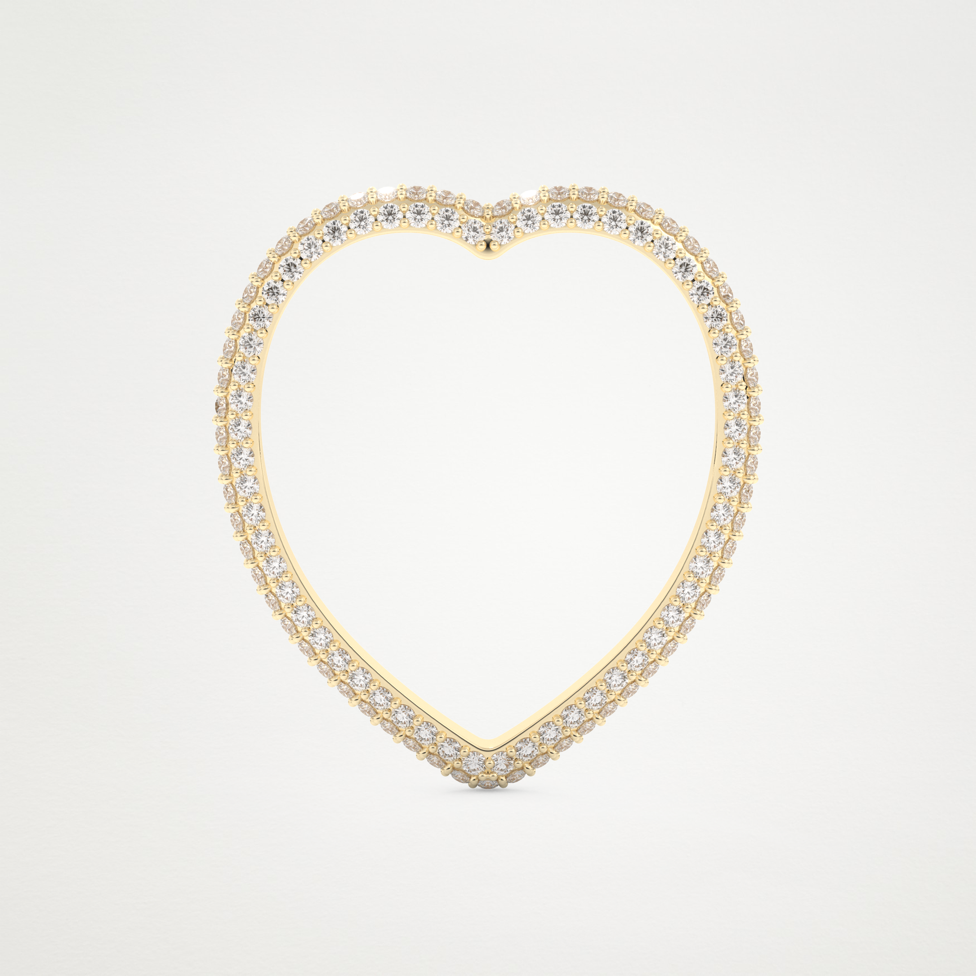 0.89 CT Round Moissanite Heart Shaped Full Eternity Wedding Band  – Solid Gold Elegant and Timeless Design
