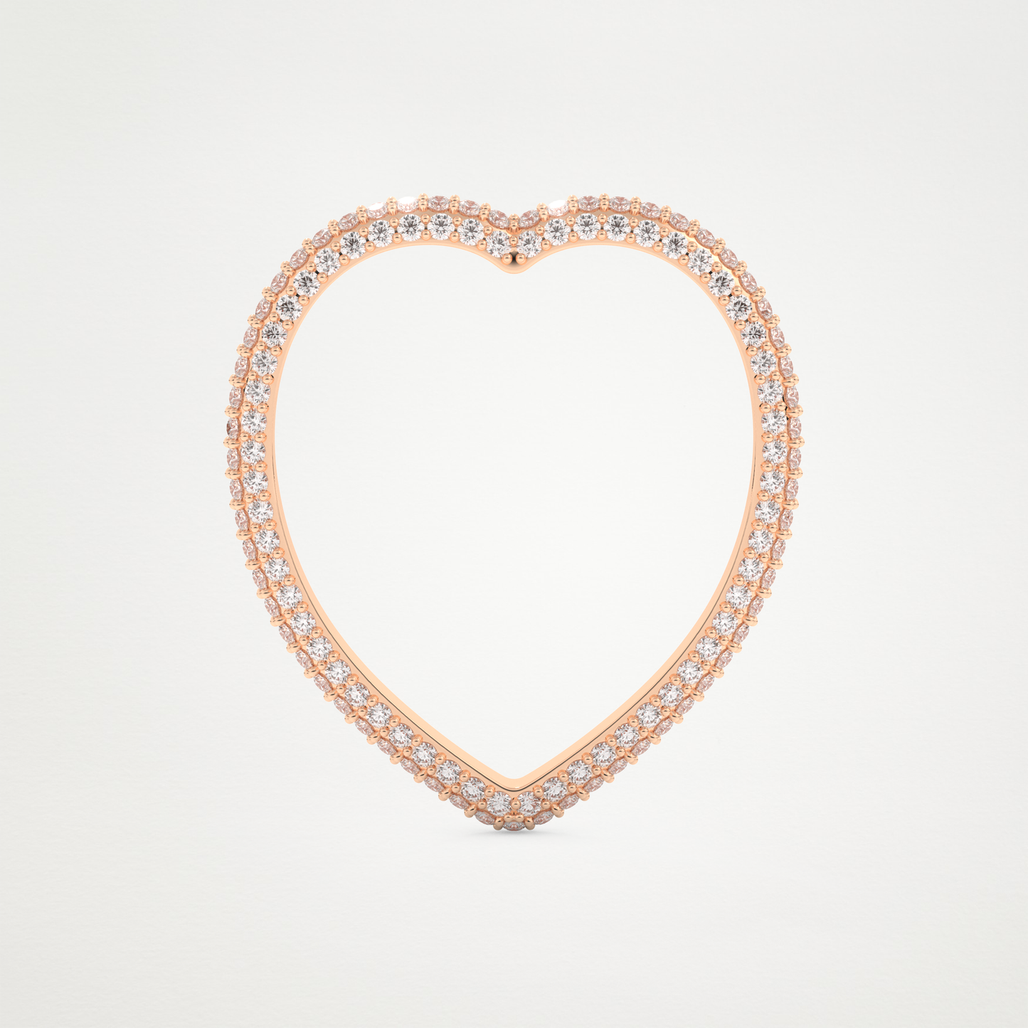 0.89 CT Round Moissanite Heart Shaped Full Eternity Wedding Band  – Solid Gold Elegant and Timeless Design