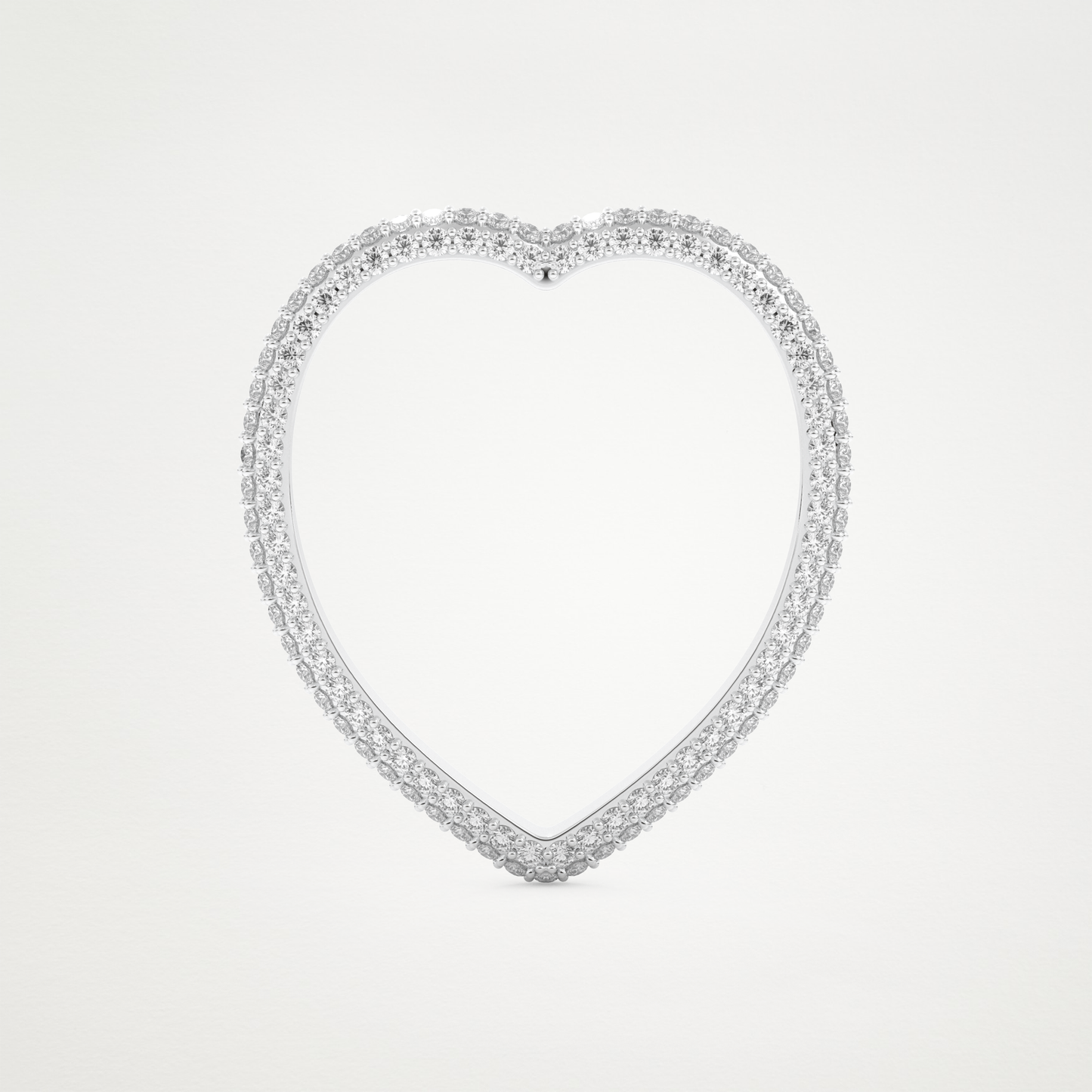 0.89 CT Round Moissanite Heart Shaped Full Eternity Wedding Band  – Solid Gold Elegant and Timeless Design
