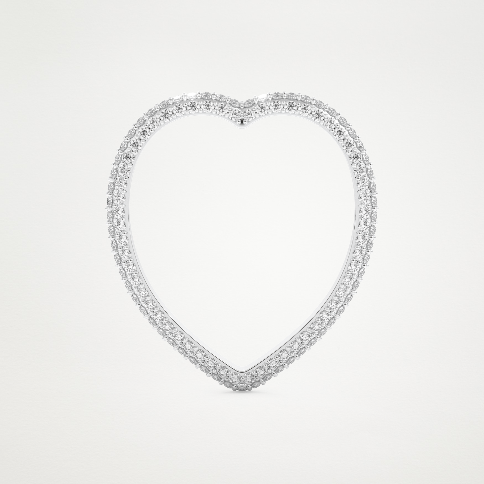 0.89 CT Round Moissanite Heart Shaped Full Eternity Wedding Band  – Solid Gold Elegant and Timeless Design