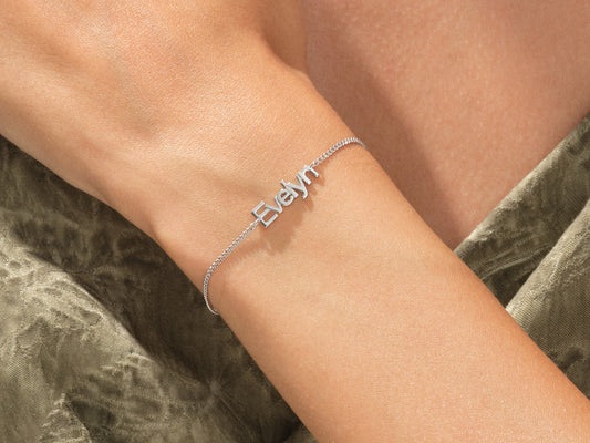 Customised Name Gold Bracelet