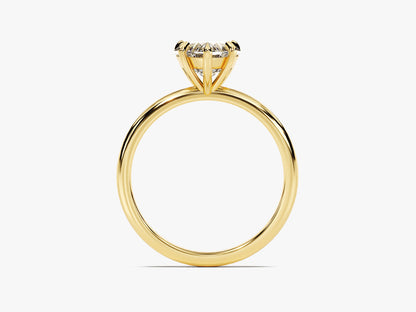1.5 CT Heart Cut Solitaire Moissanite Engagement Ring