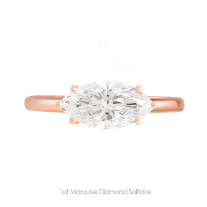 2.9 Carats Emerald Pave Styled Moissanite Engagement Ring