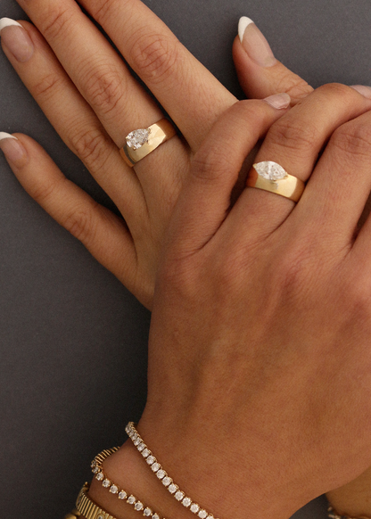 0.25 TCW Round Shaped Half Eternity Lab Grown Diamond Wedding Band