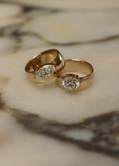 0.25 TCW Round Shaped Half Eternity Lab Grown Diamond Wedding Band