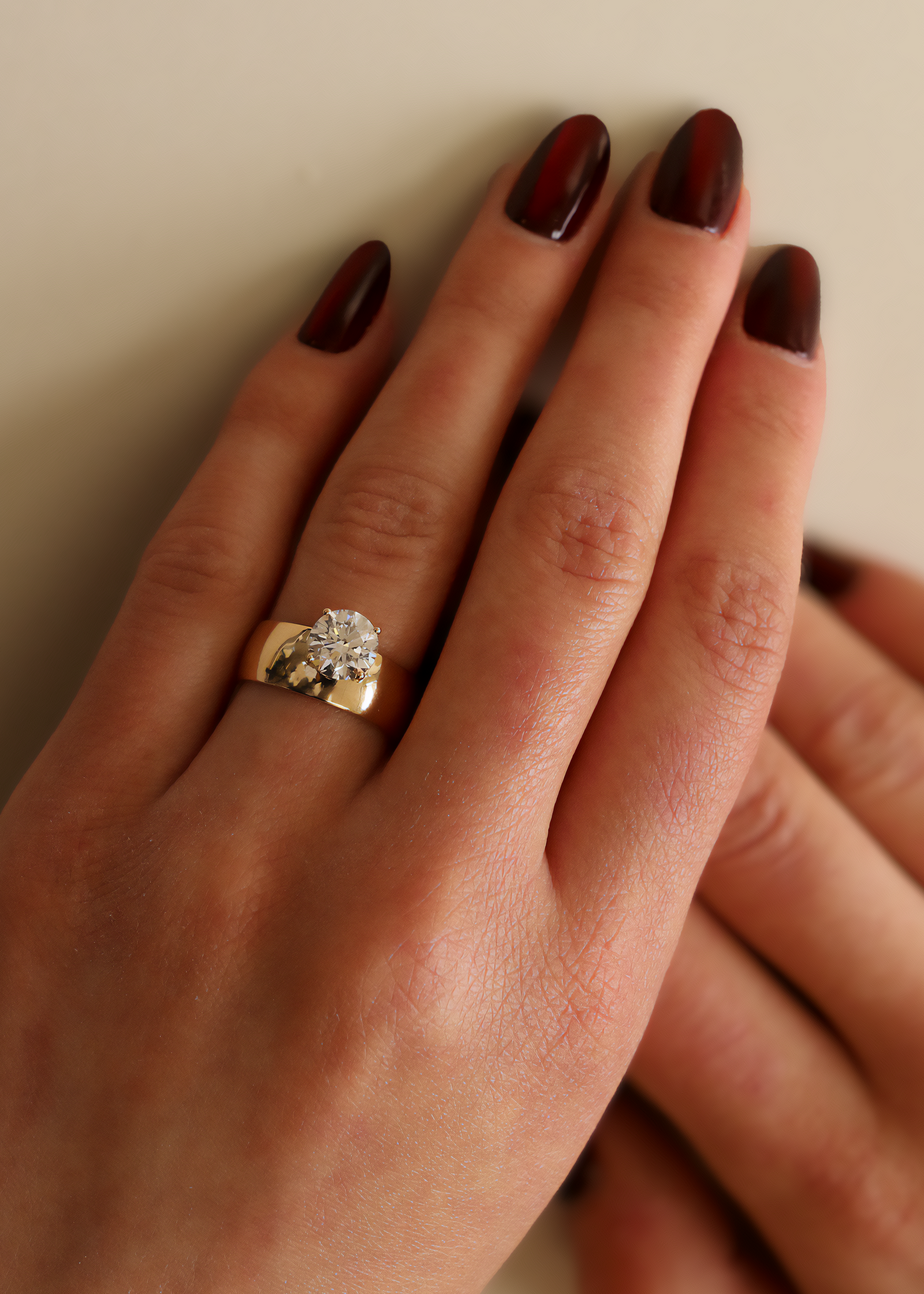 0.25 TCW Round Shaped Half Eternity Lab Grown Diamond Wedding Band