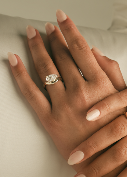 0.25 TCW Round Shaped Half Eternity Lab Grown Diamond Wedding Band