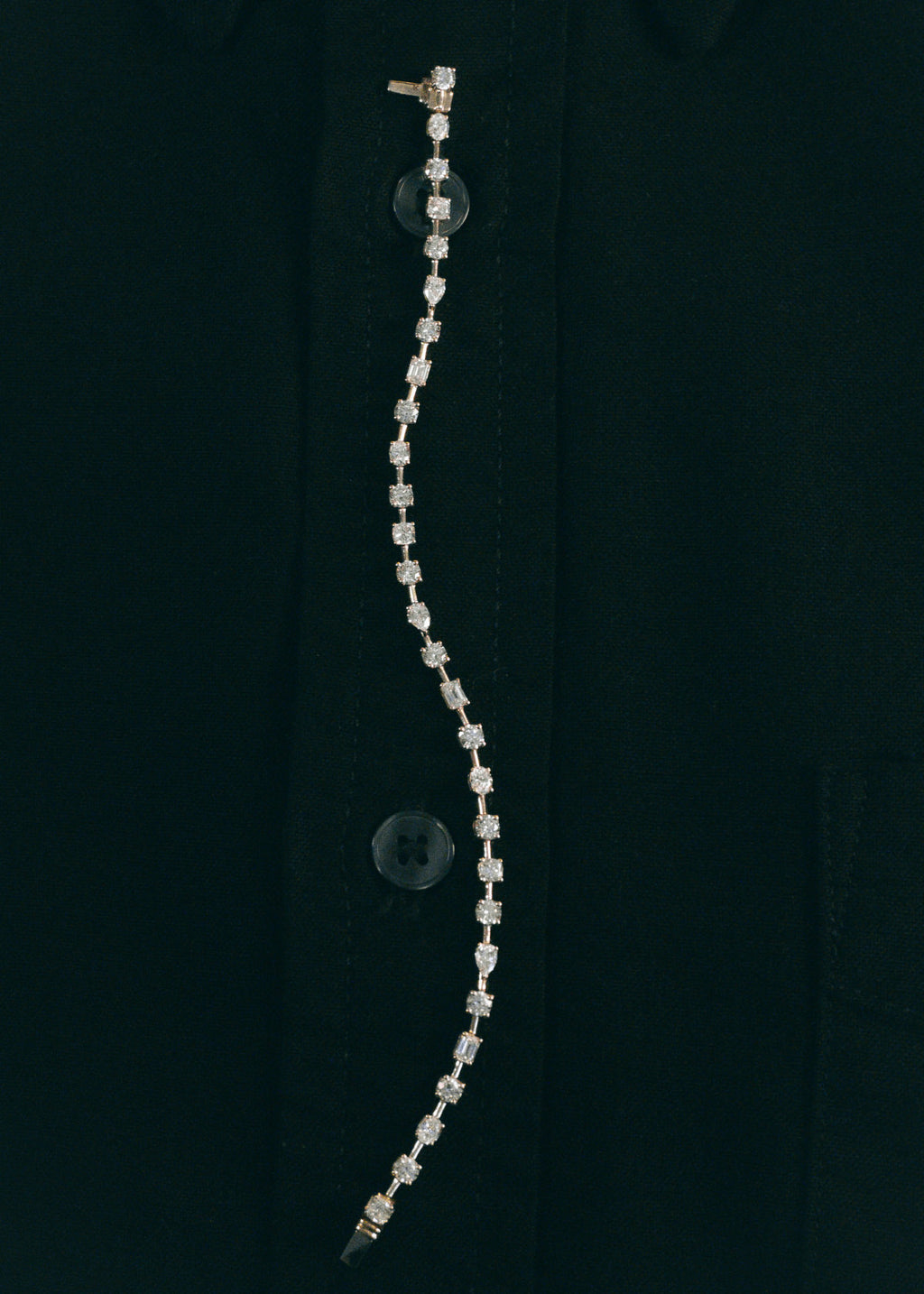 4 TCW Multi Stones Moissanite Diamond Tennis Bracelet