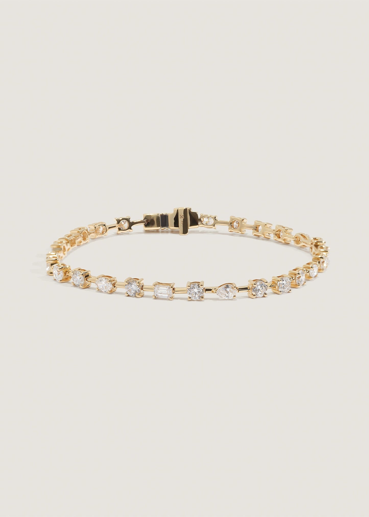 4 TCW Multi Stones Moissanite Diamond Tennis Bracelet