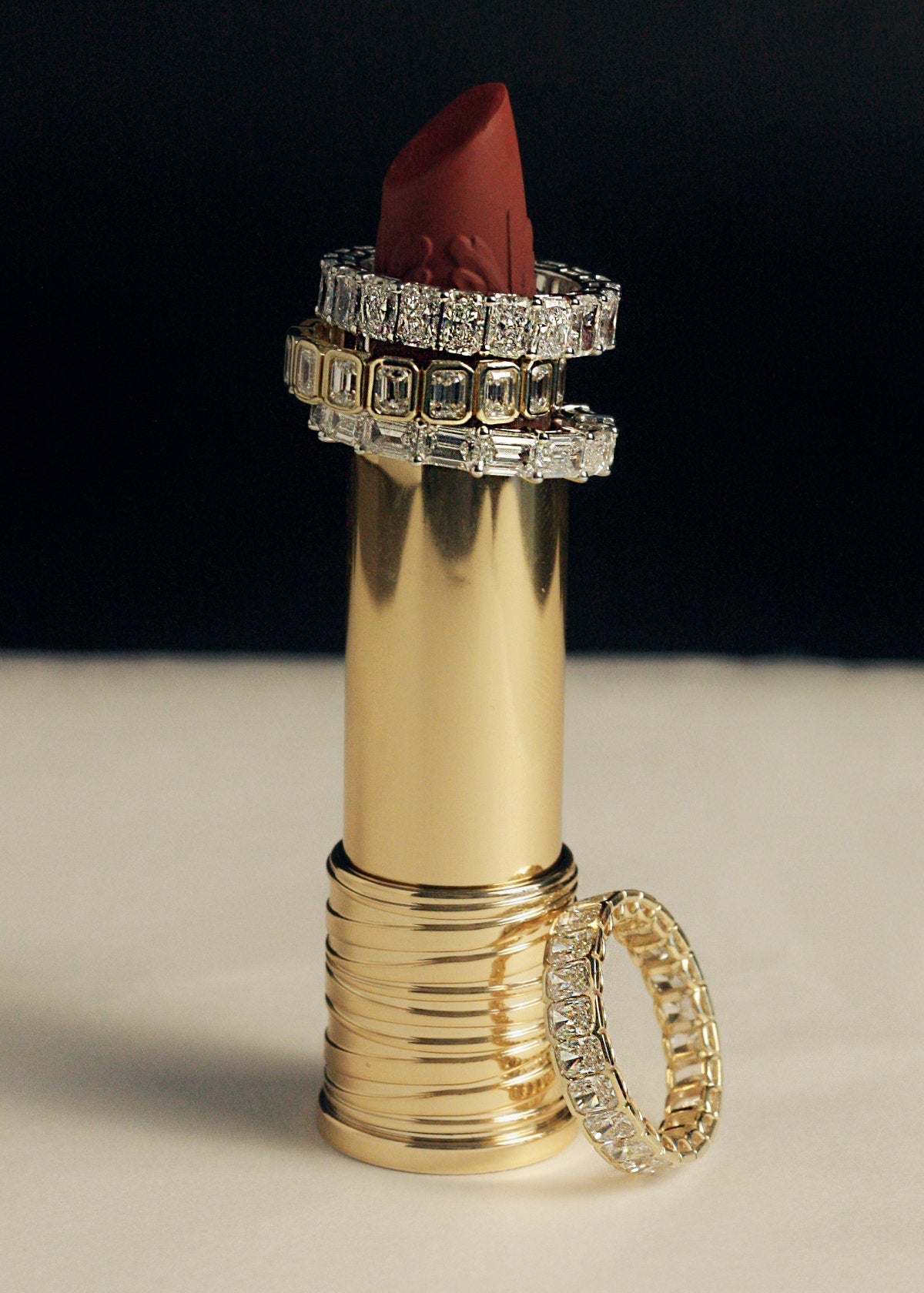 0.25 TCW Round Shaped Half Eternity Lab Grown Diamond Wedding Band