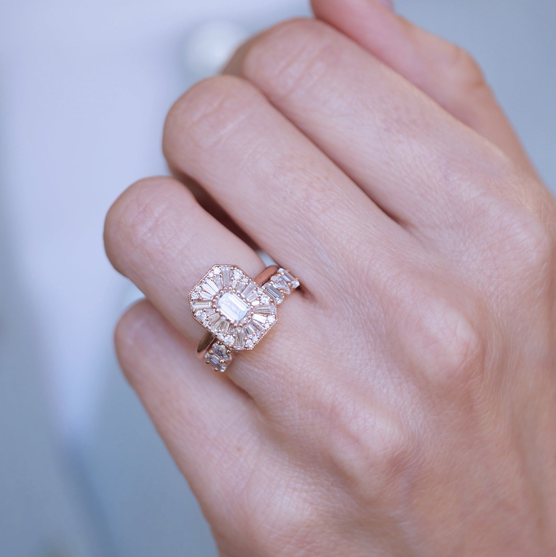 0.25 TCW Round Shaped Half Eternity Lab Grown Diamond Wedding Band