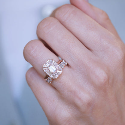 0.25 TCW Round Shaped Half Eternity Lab Grown Diamond Wedding Band