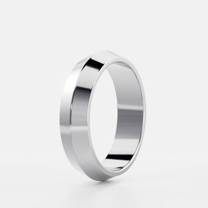 Stunning Knife Edge Wedding Bands