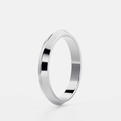 Stunning Knife Edge Wedding Bands