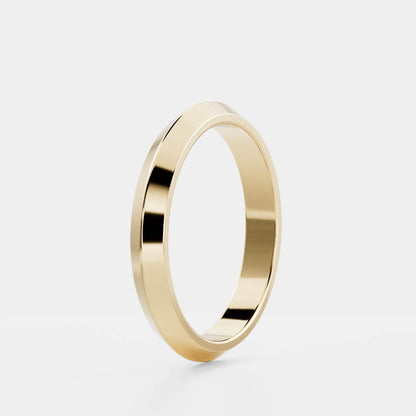 Stunning Knife Edge Wedding Bands