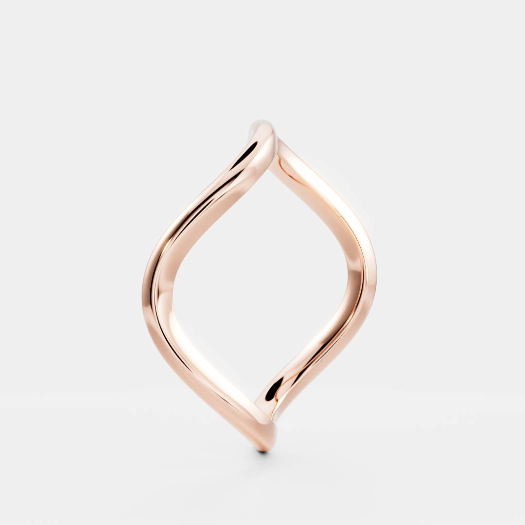 0.25 TCW Round Shaped Half Eternity Lab Grown Diamond Wedding Band