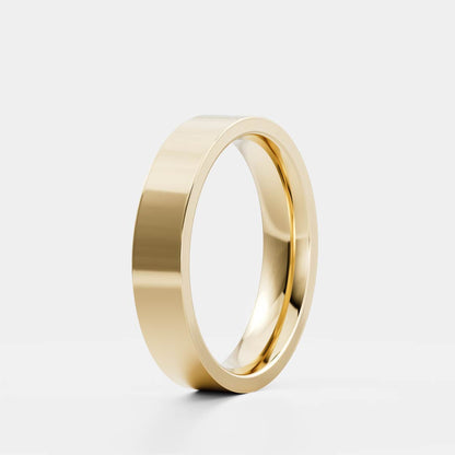 Classic 0.10 CT Round Moissanite Single Stone Wedding Band for Men's
