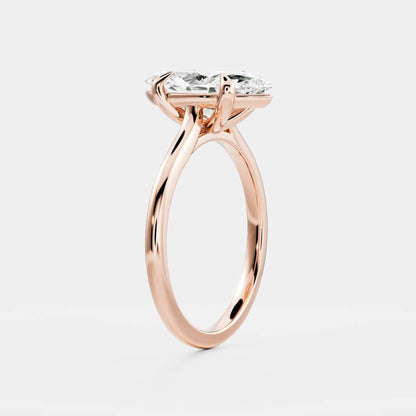 Stunning 1.5-2.5 CT Marquise Moissanite Engagement Ring with Solitaire Design