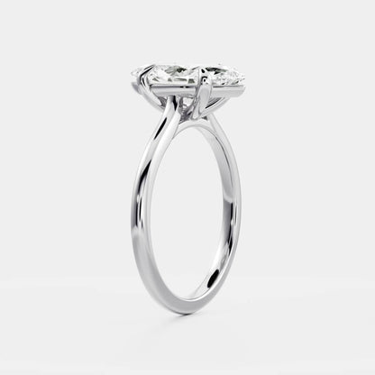 Stunning 1.5-2.5 CT Marquise Moissanite Engagement Ring with Solitaire Design
