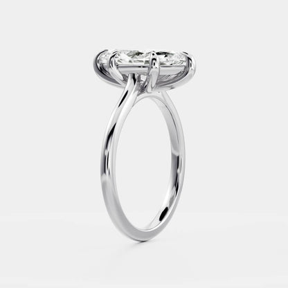 Stunning 1.5-2.5 CT Marquise Moissanite Engagement Ring with Solitaire Design