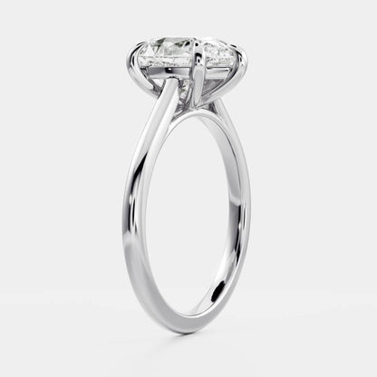 Stunning 1.5-2.5 CT Pear Moissanite Engagement Ring with Solitaire Design