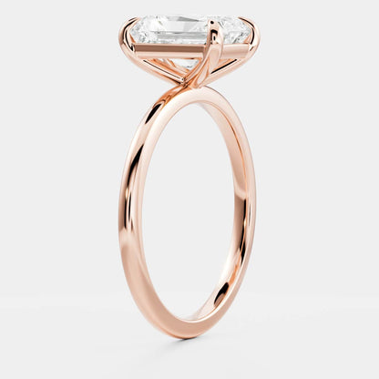 Marquise Cut Cluster Styled Lab Grown Diamond Engagement Ring