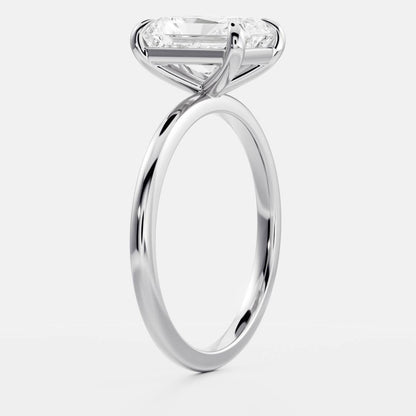 Stunning 2.0-3.0 CT Radiant Moissanite Engagement Ring with Solitaire Design