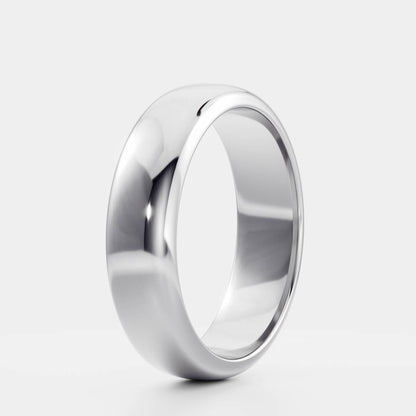 Classic Comfort Fit Wedding Band For Men's