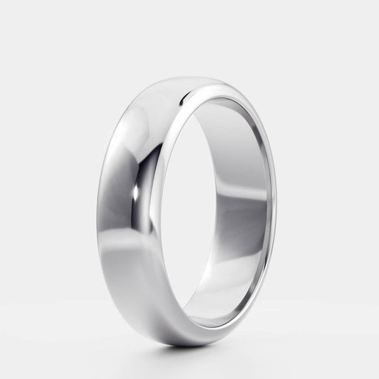 Classic Comfort Fit Wedding Band For Men's