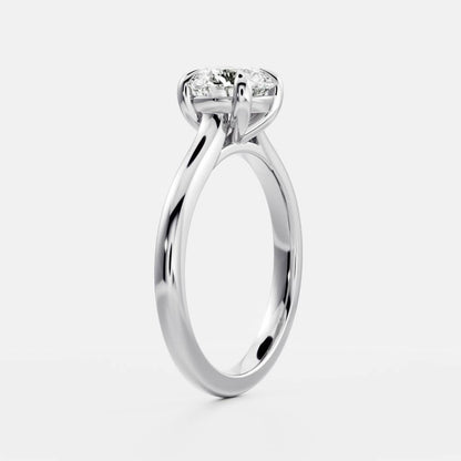 Stunning 0.5-1.5 CT Round Moissanite Engagement Ring With Solitaire Design