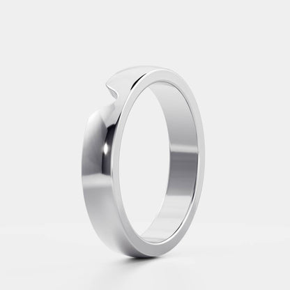 Classic Chevron Wedding Band for Men's