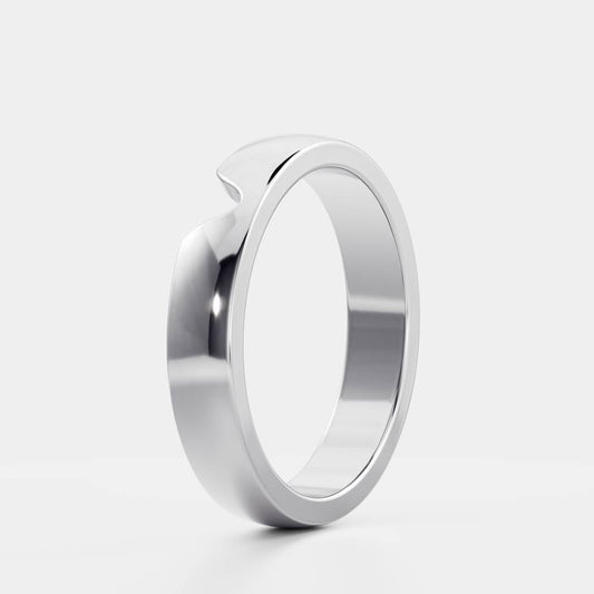 Classic Chevron Wedding Band for Men's