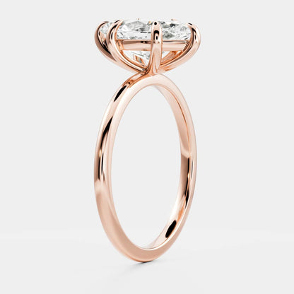 Stunning 1.5-2.5 CT Marquise Moissanite Engagement Ring with Solitaire Design