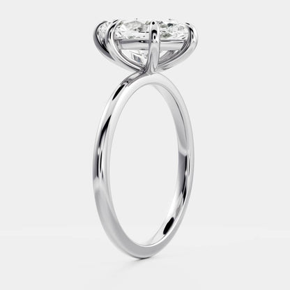 Stunning 1.5-2.5 CT Marquise Moissanite Engagement Ring with Solitaire Design