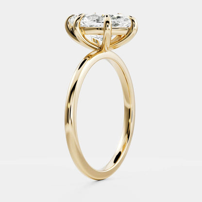 Stunning 1.5-2.5 CT Marquise Moissanite Engagement Ring with Solitaire Design