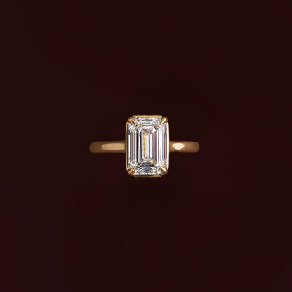 Marquise Cut Cluster Styled Lab Grown Diamond Engagement Ring