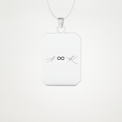 Custom Photo Printed Pendant Necklace – 14K/18K Gold & 925 Silver 3