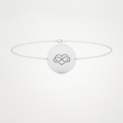 Custom Engraved Bracelet – 14K/18K Gold & 925 Silver 1