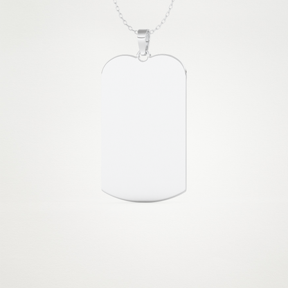 Custom Photo Printed Pendant Necklace – 14K/18K Gold & 925 Silver 4