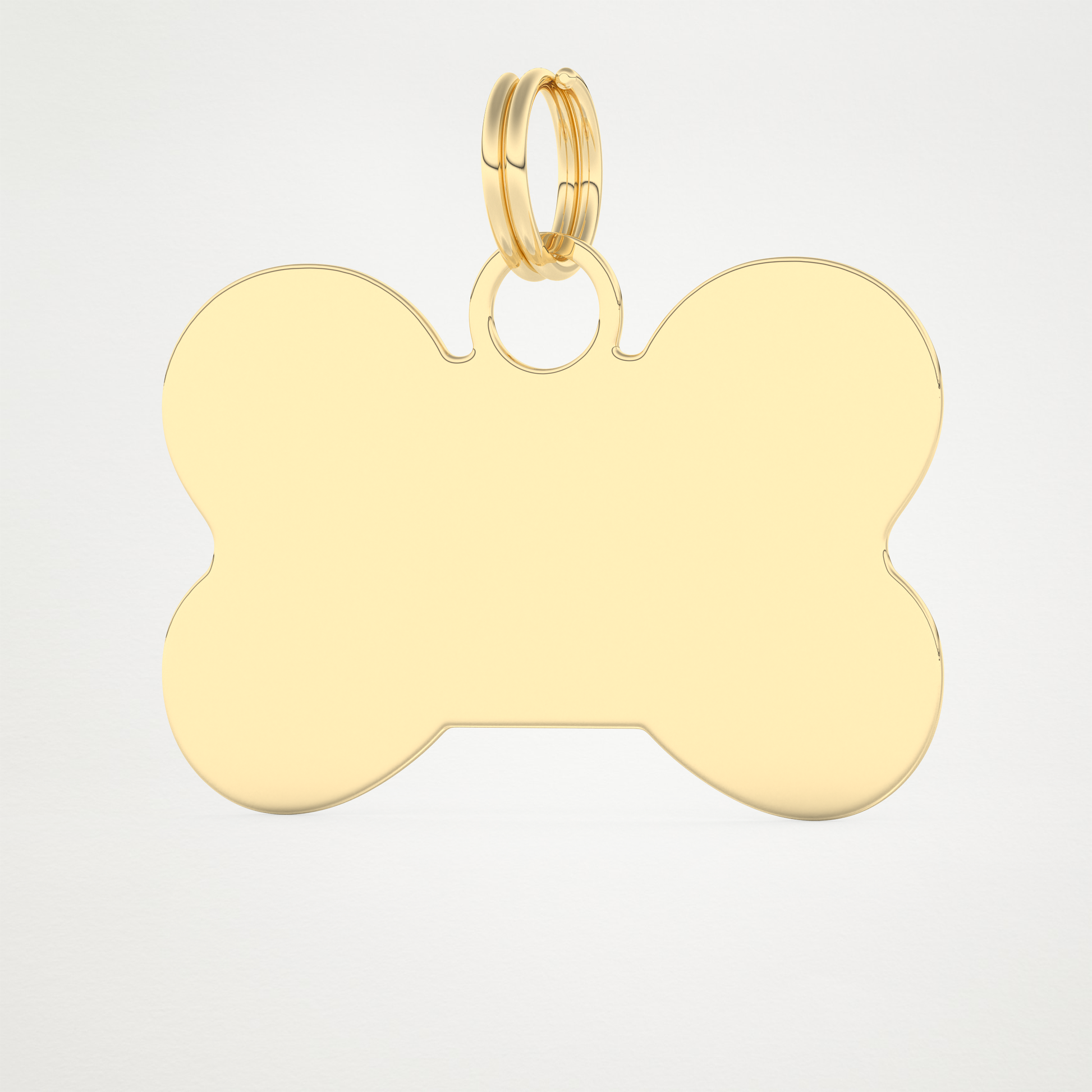 Custom Name Engraved Keychain For Dog – 14K/18K Gold & 925 Silver 9