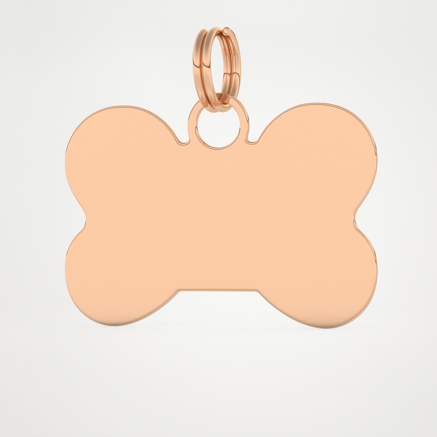 Custom Name Engraved Keychain For Dog – 14K/18K Gold & 925 Silver 14
