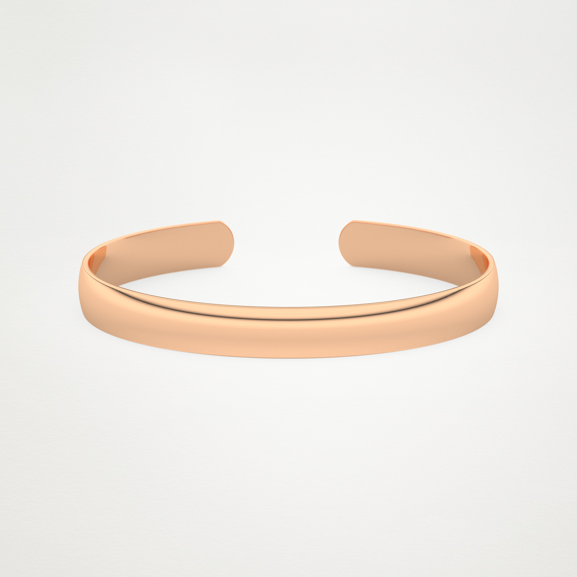 Custom Engraved Gold Cuff Bracelet – 14K/18K Gold & 925 Silver 8