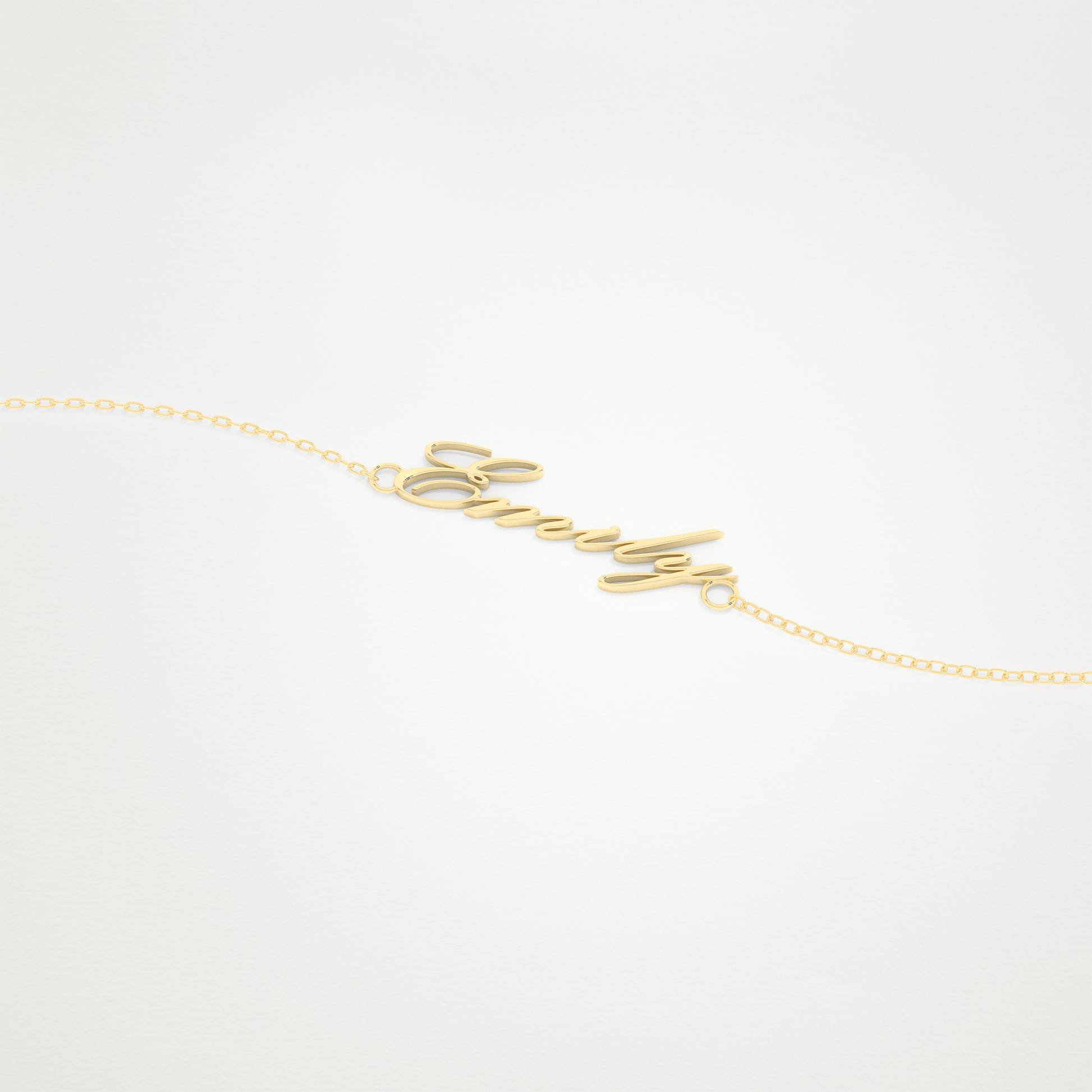 Custom Personalized Name Bracelet – 14K/18K Gold & 925 Silver 5
