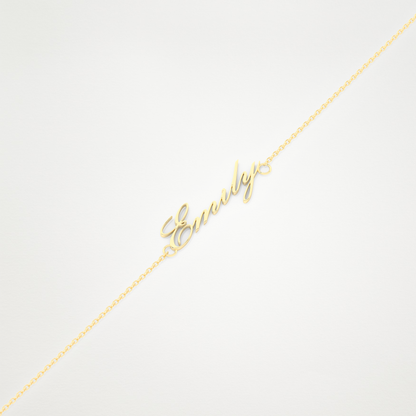 Custom Personalized Name Bracelet – 14K/18K Gold & 925 Silver 6